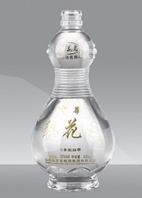 晶白玻璃酒瓶
